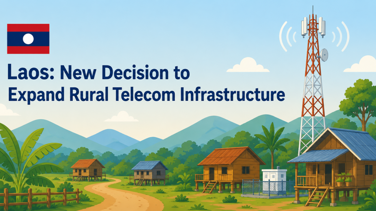 Laos Issues New Decision to Expand Telecom Infrastructure in Rural and Remote Areas